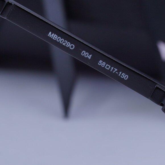 Montblanc MB0029O 004 Rectangle Eyeglasses 58mm – Black - Picture 8 of 10